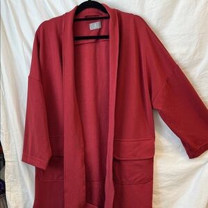 Orimei Packable Coat Ruby Red OS NWT